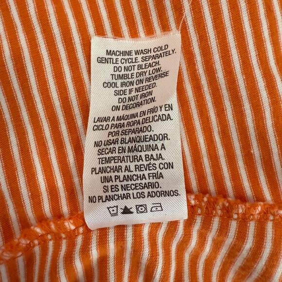 Halloween Shirt Women's XL Pumpkins Fall Witch Spooky Metallic Orange Full Moon - Picture 6 of 8